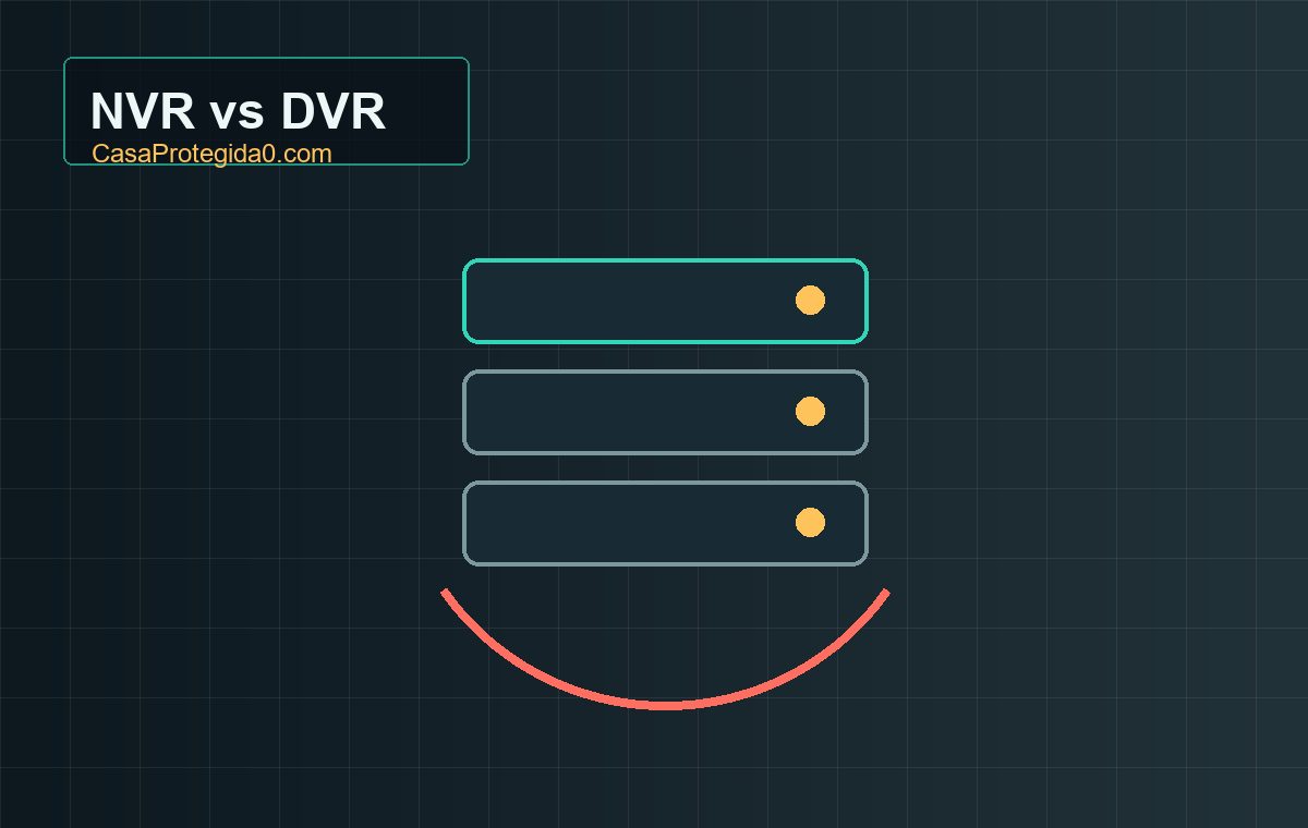 NVR vs DVR: qué sistema conviene para una casa en 2026