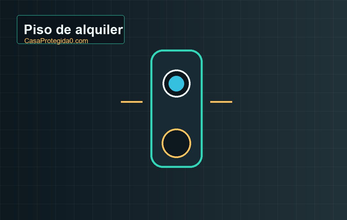 Timbre con cámara para piso de alquiler: instalación reversible y privacidad